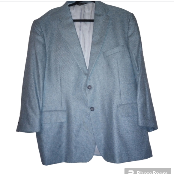 Jos. A Bank Signature Collection 100% Wool blue 1 Piece Suit Jacket - Picture 3 of 7